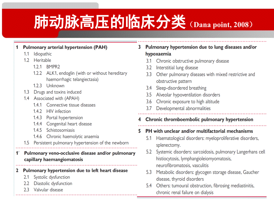 肺动脉高压的诊治大内科主任学习班 ppt课件_第3页