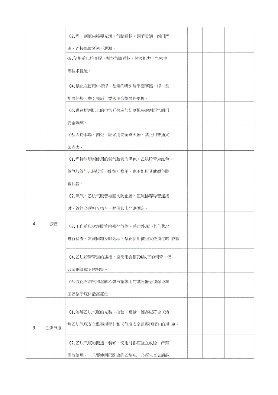 电焊机安全检查表_第4页