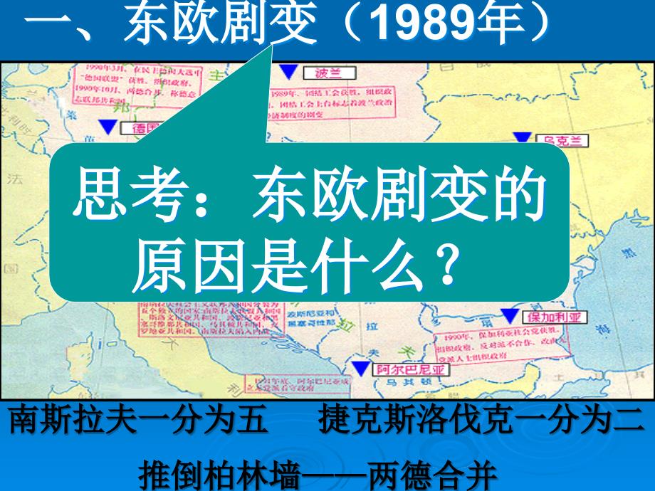 岳麓版九年级下册第5单元社会主义国家的改革与演变第13课东欧剧变和苏联解体课件（14张）_第4页