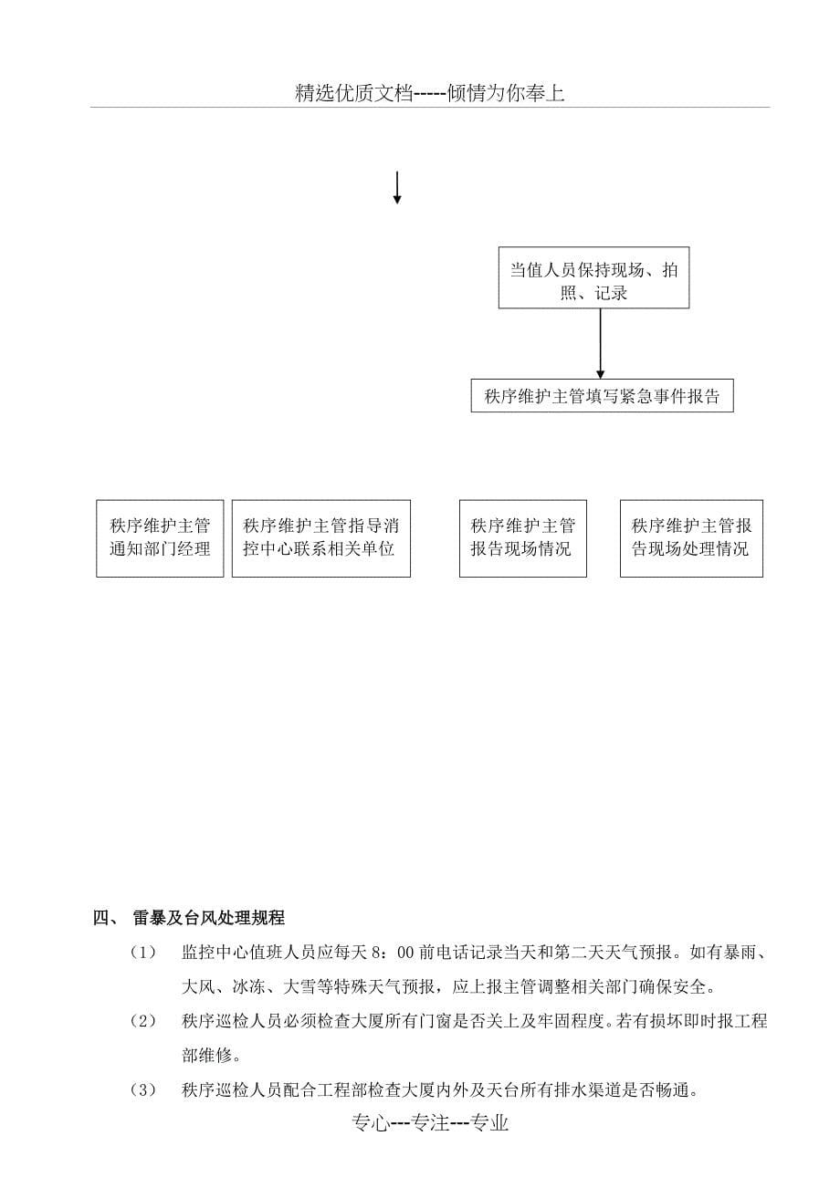 成都国际商城项目物业应急预案介绍_第5页