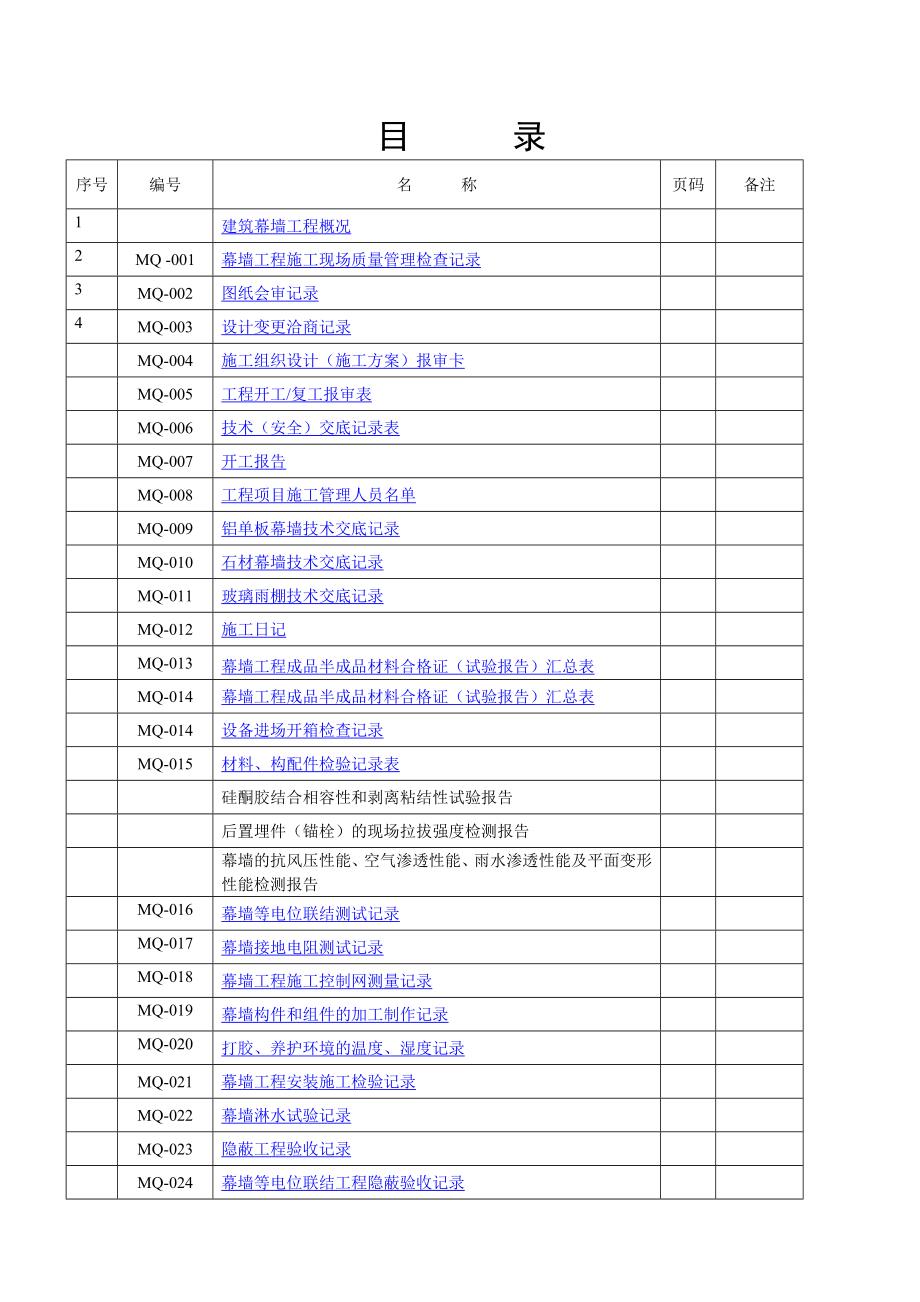 幕墙工程竣工全套资料.doc_第2页