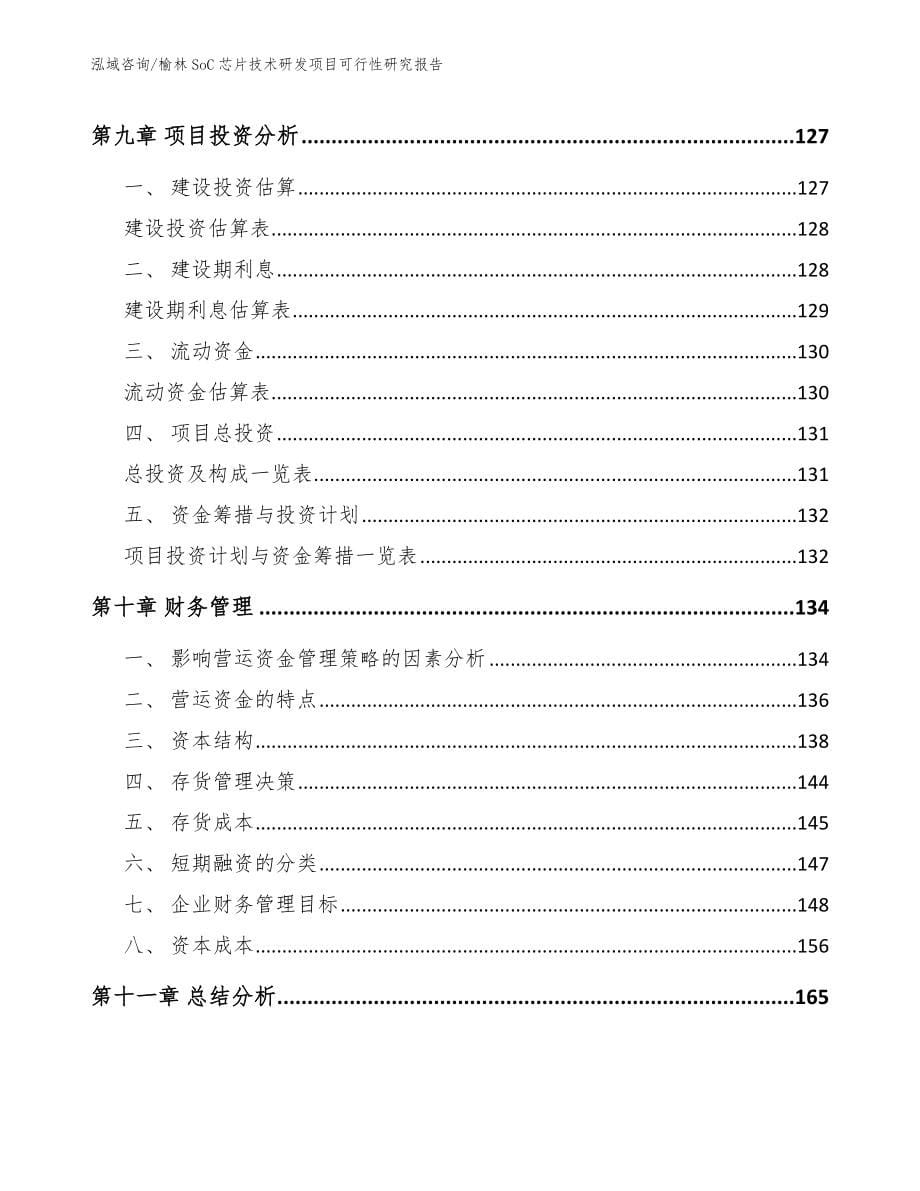 榆林SoC芯片技术研发项目可行性研究报告_第5页