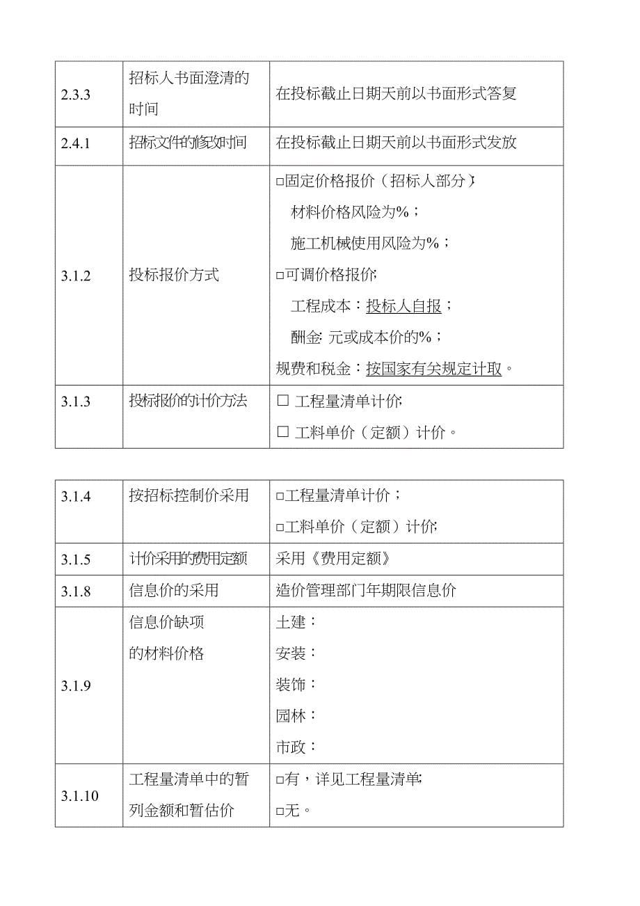 江西省XXXX年招标文件模式_第5页