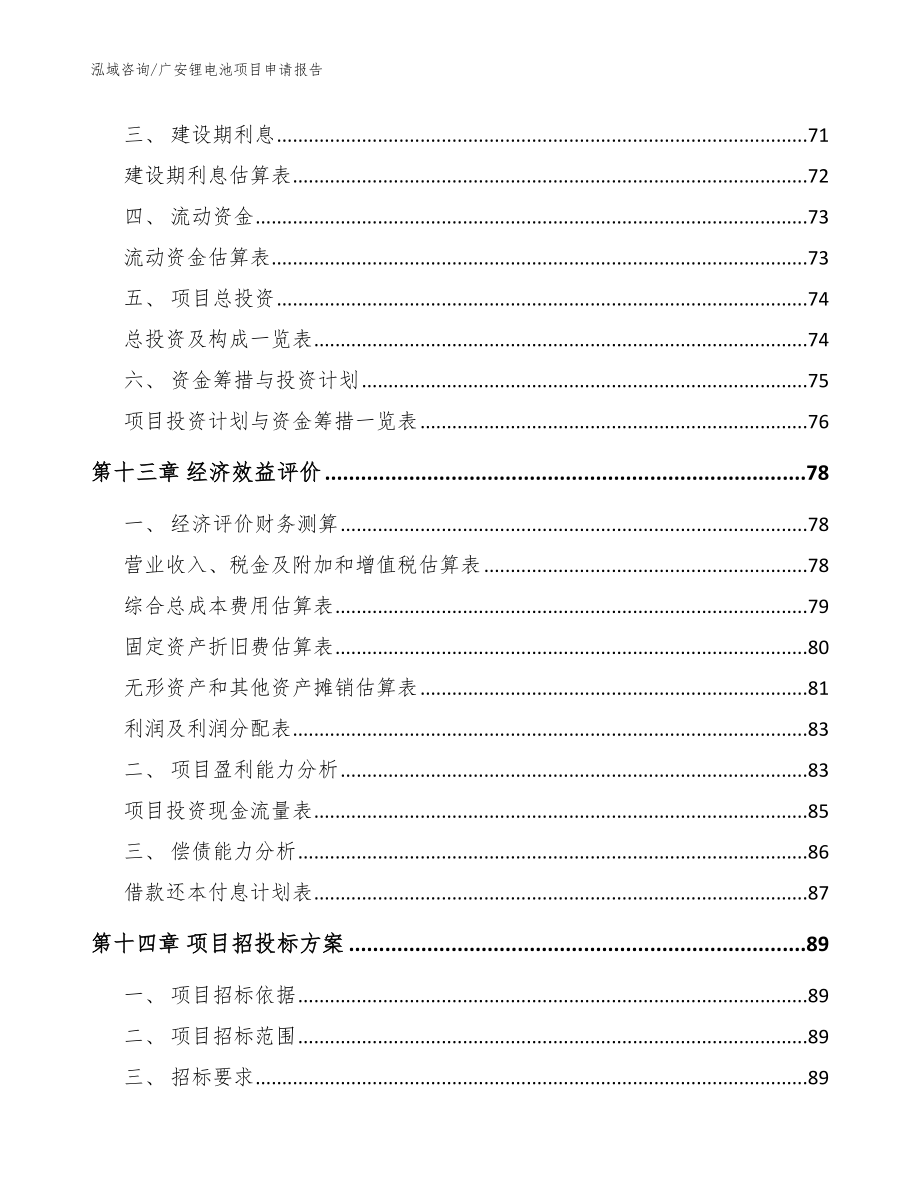 广安锂电池项目申请报告【模板范本】_第4页