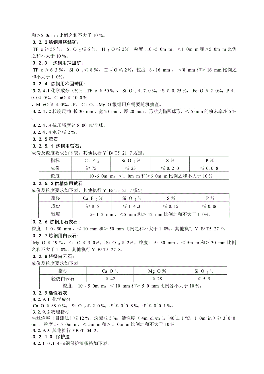 首钢长治钢铁有限公司企业标准_第2页