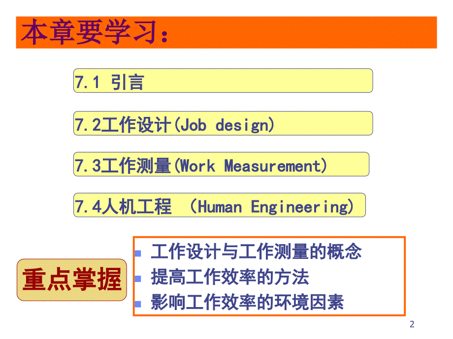 生产与运作管理7工作设计_第2页