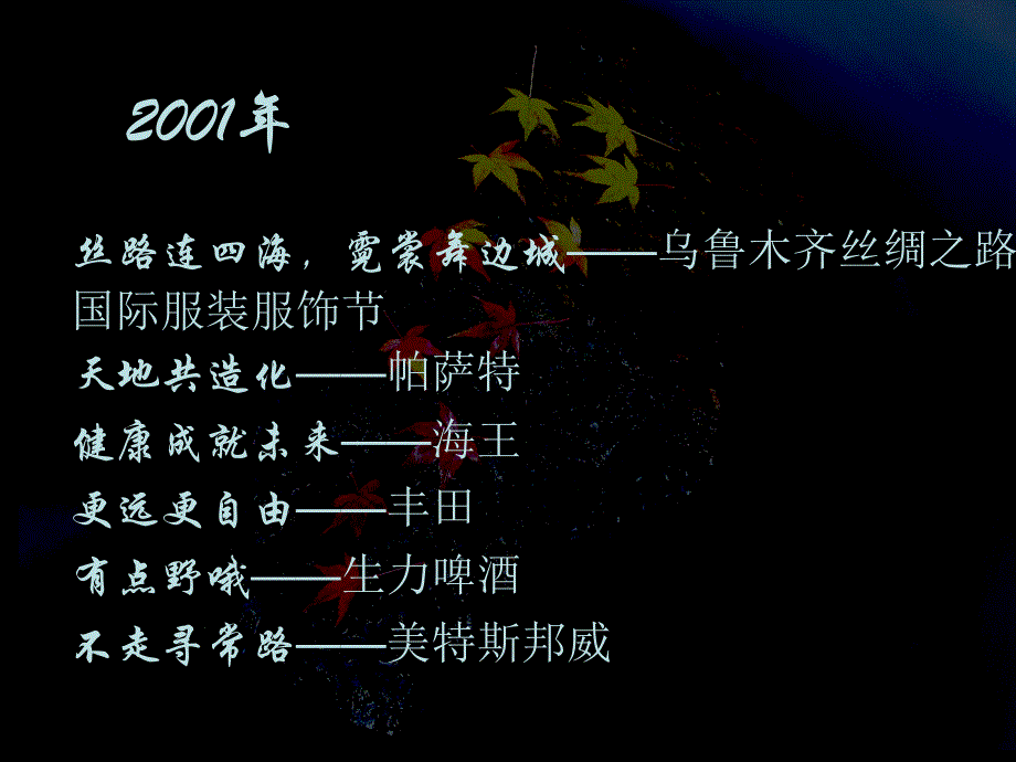 新世纪优秀广告语_第4页