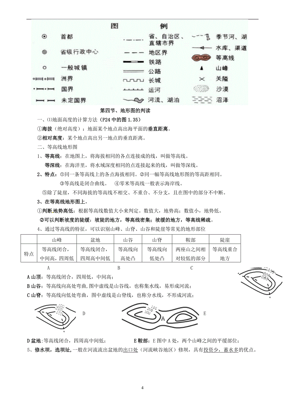 初中地理知识点汇总(人教版).doc_第4页