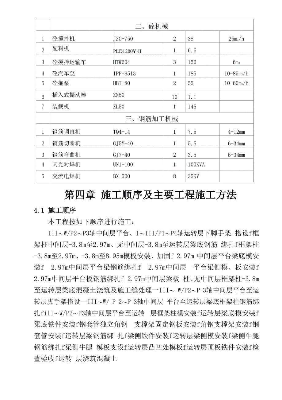 300MW 汽轮发电机基础施工方案_第5页