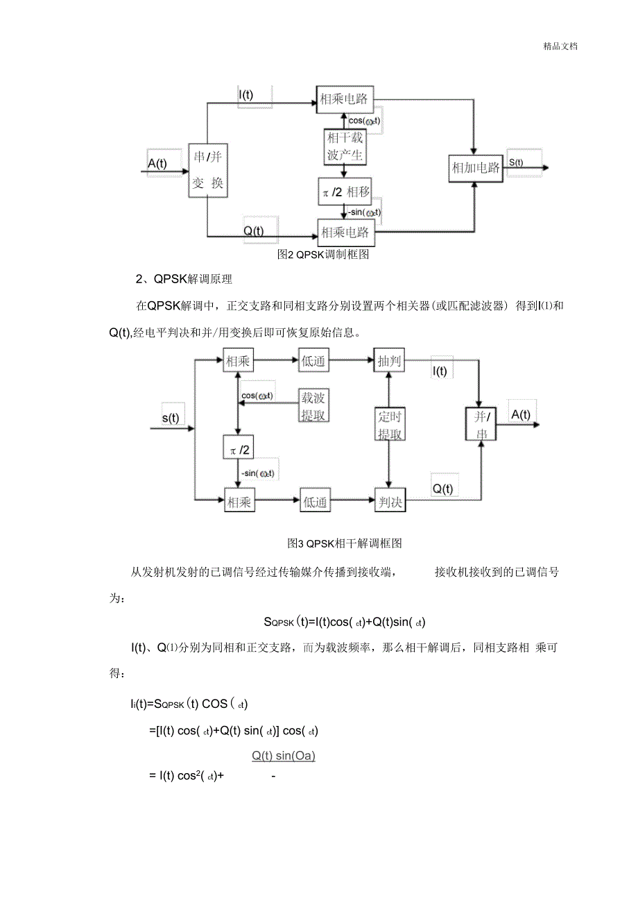 SIMULINK的QPSK传输系统仿真_第2页