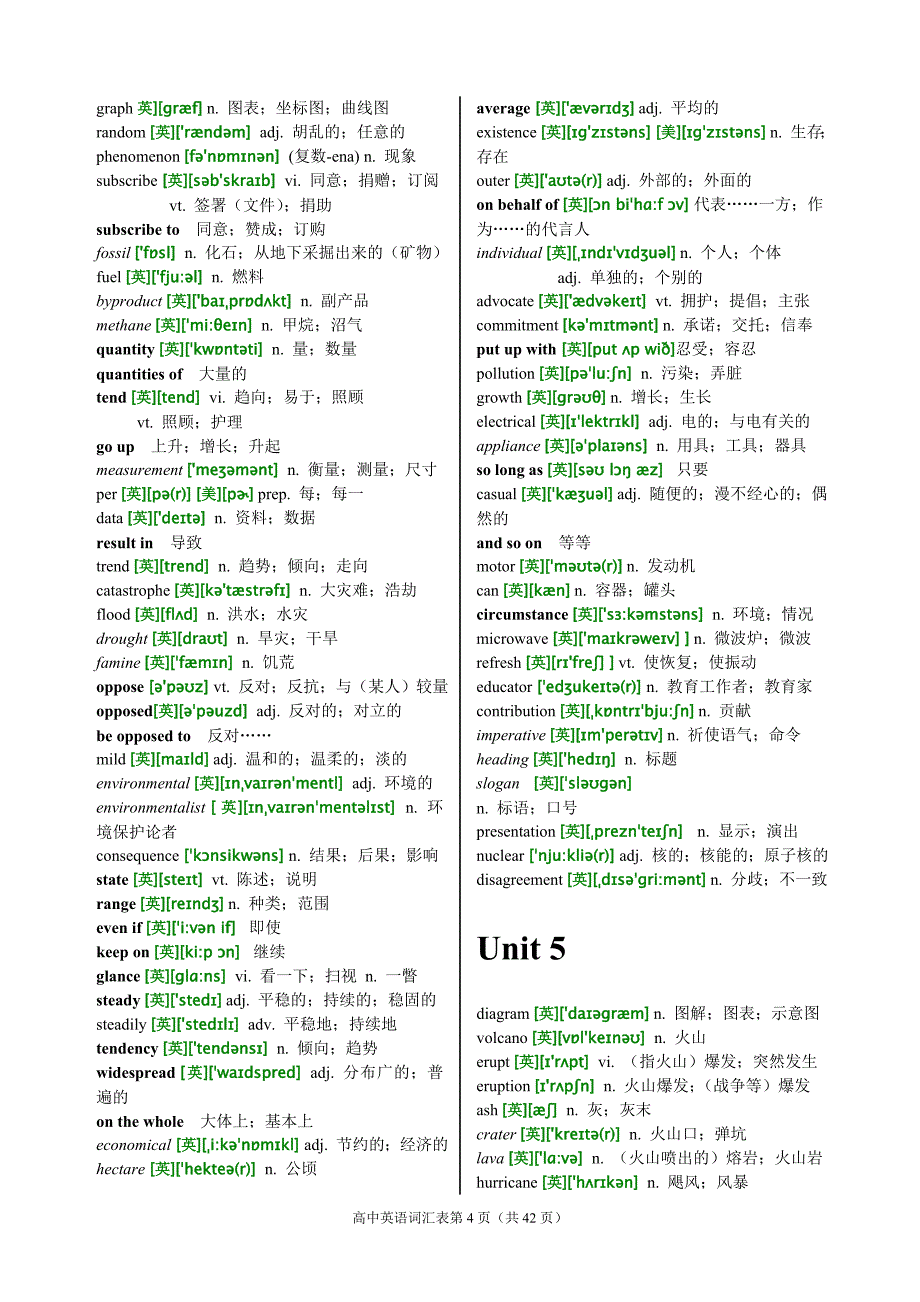 高中英语选修六单词表.doc_第4页