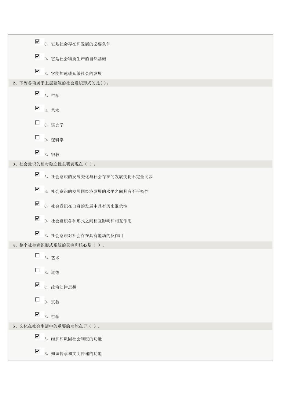 《马克思主义哲学》第06章在线测试_第2页