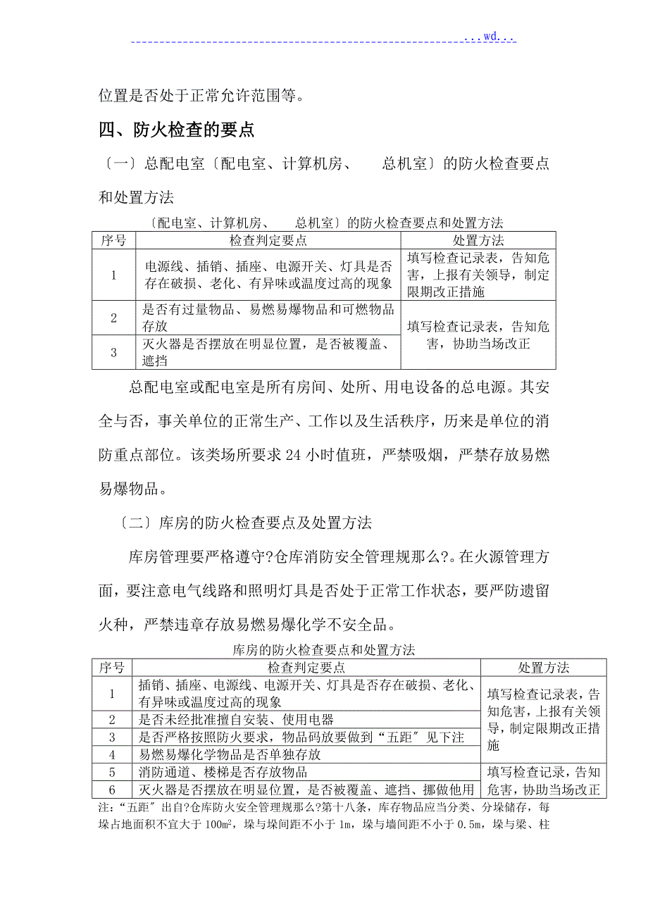 消防安全检查的内容与检查方法_第3页