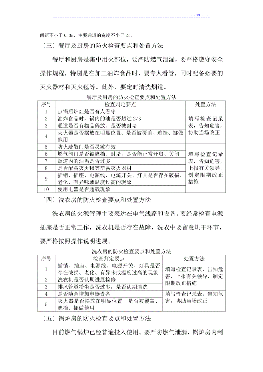 消防安全检查的内容与检查方法_第4页