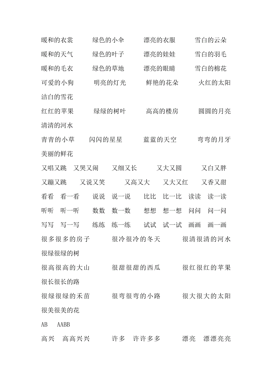 词语、读读说说、句子复习资料归纳_第4页