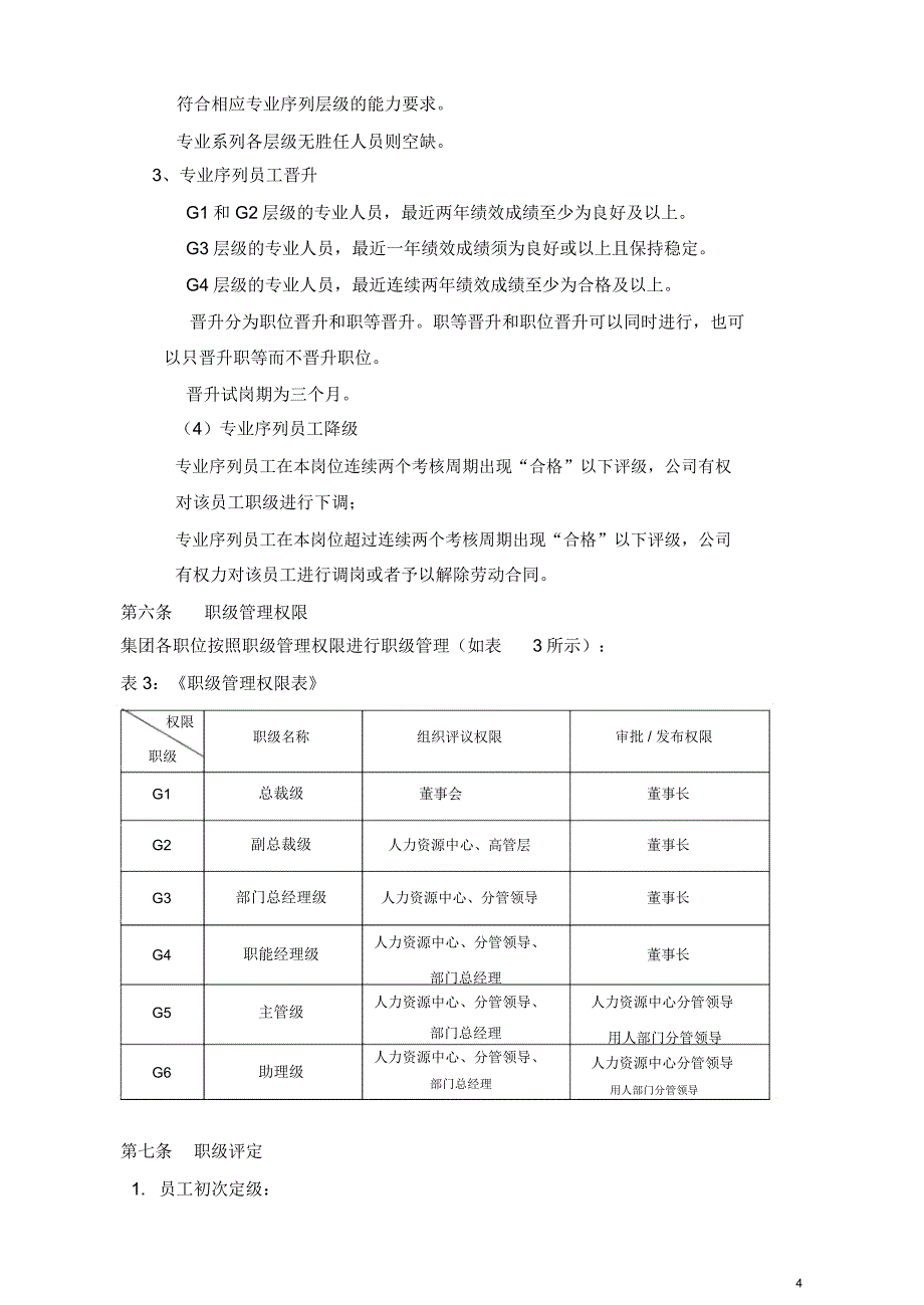 (完整word版)XX集团职级序列管理办法_第4页