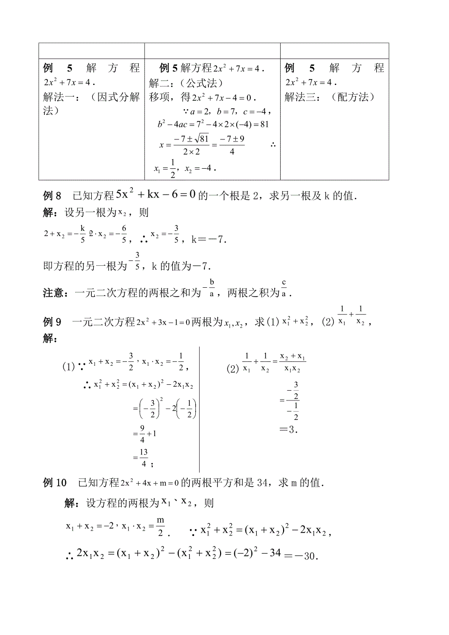 一元二次方程的解法_第2页