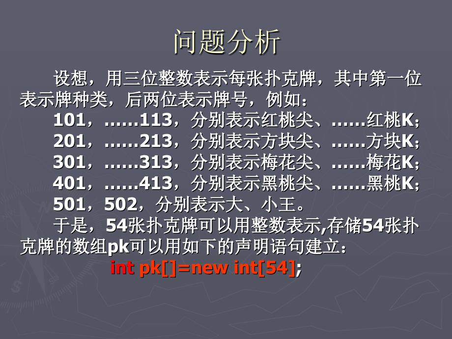 题目洗扑克牌并发牌给玩家最后整理课件_第3页