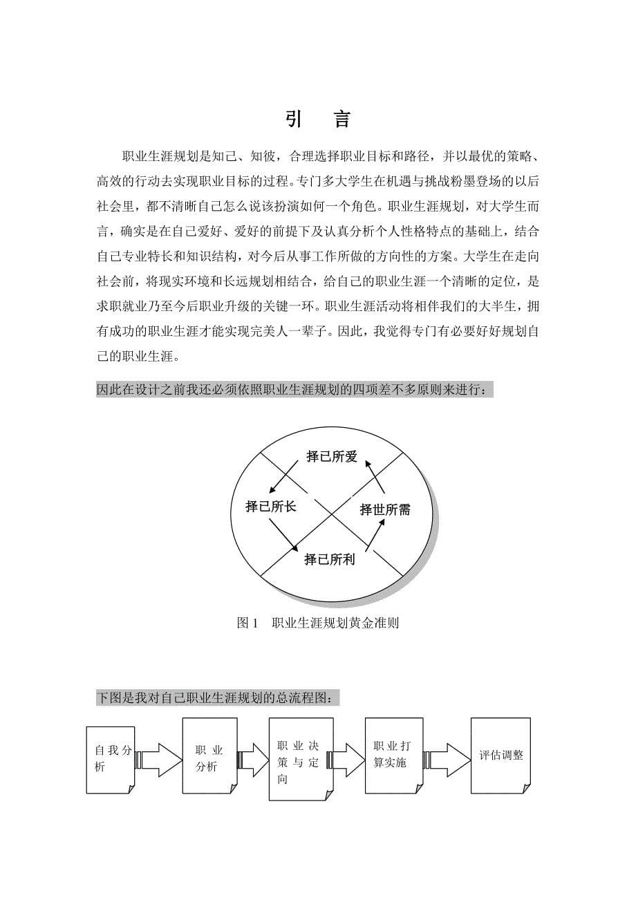 农机职业生涯规划_第5页