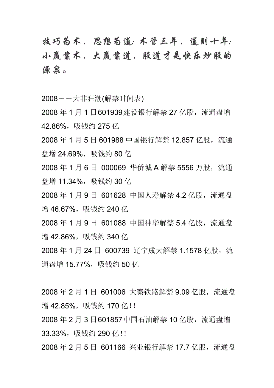 大非狂潮(解禁时间表).doc_第1页