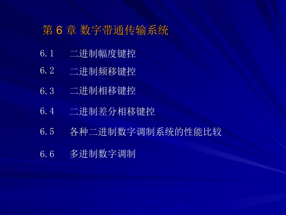 现代通信原理第6章数字带通传输系统.._第1页