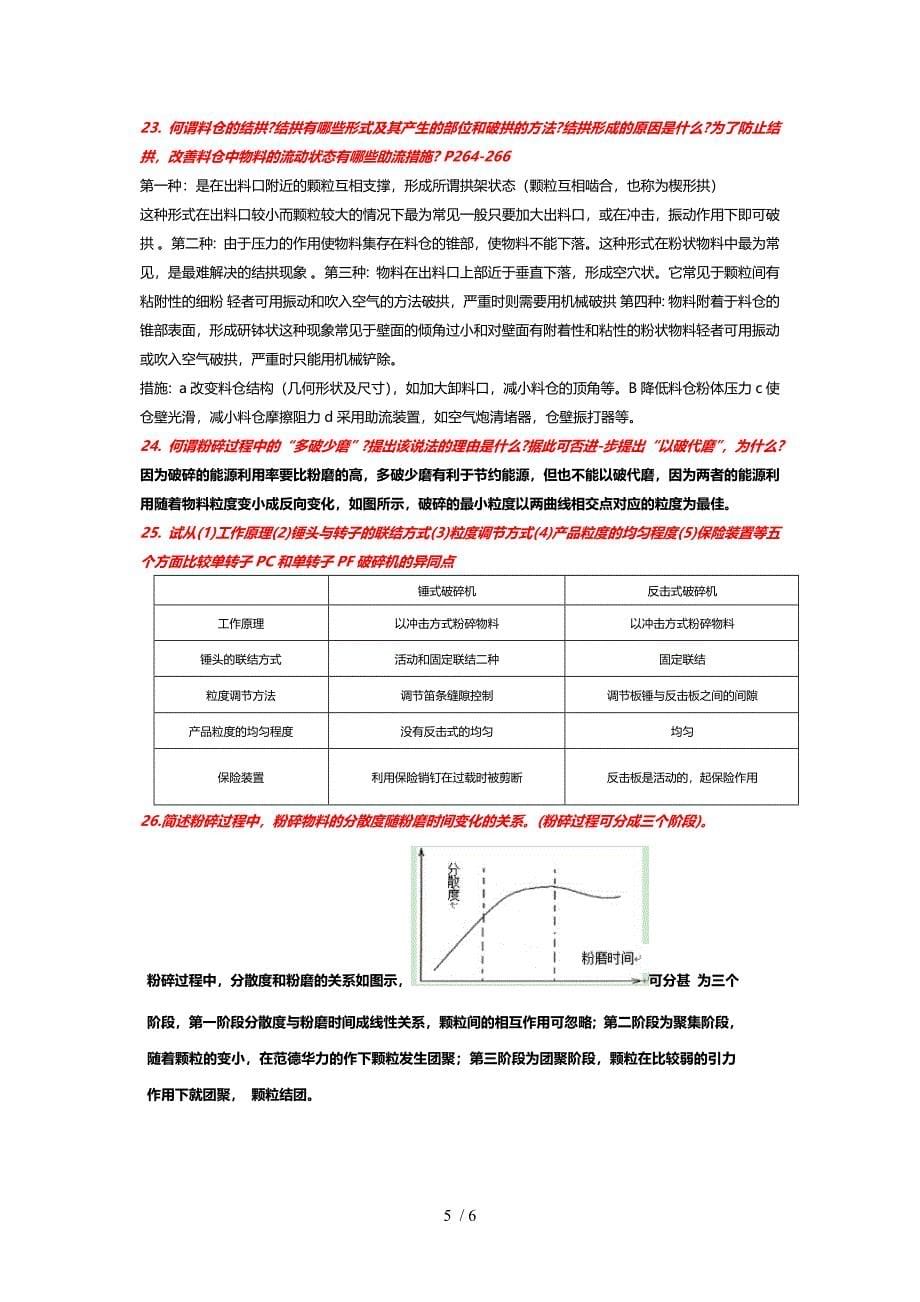 粉体工程复习题集答案_第5页