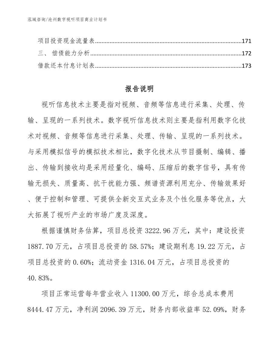 沧州数字视听项目商业计划书（范文）_第5页