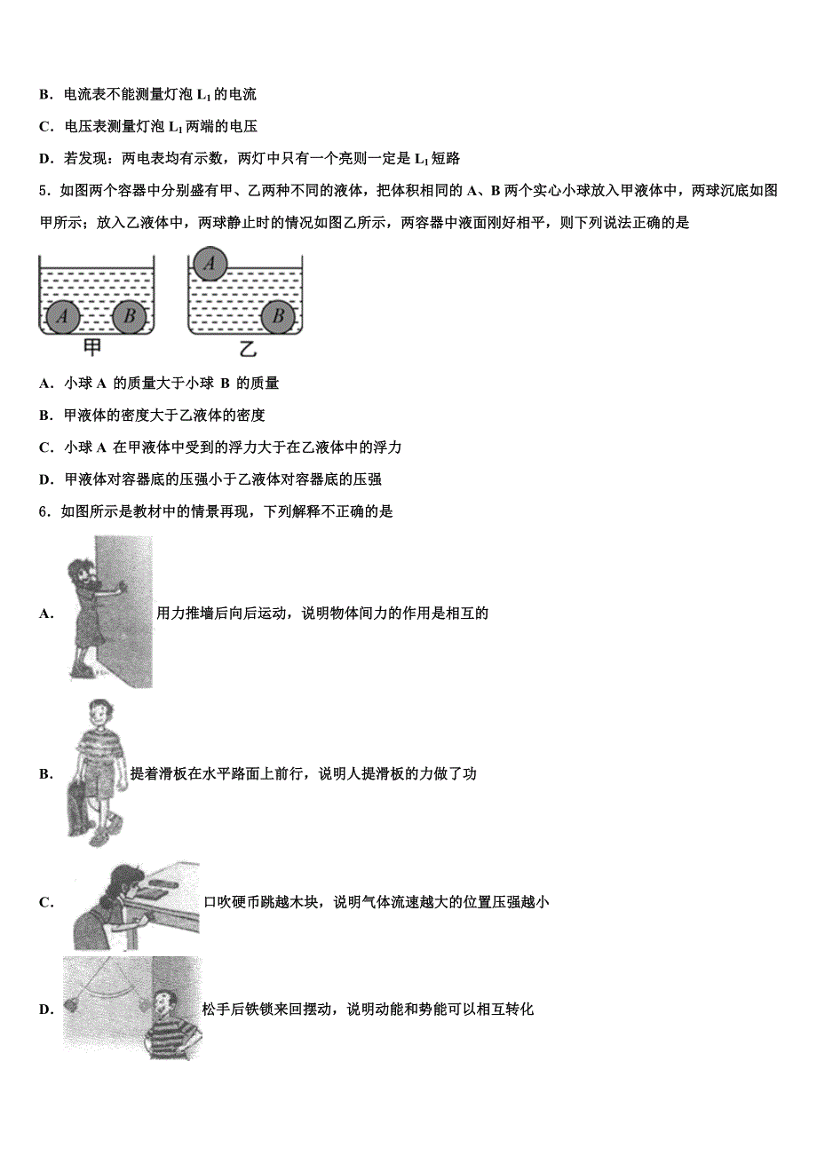 2023届江苏省南京东山外国语校中考物理最后冲刺浓缩精华卷（含答案解析）.doc_第2页