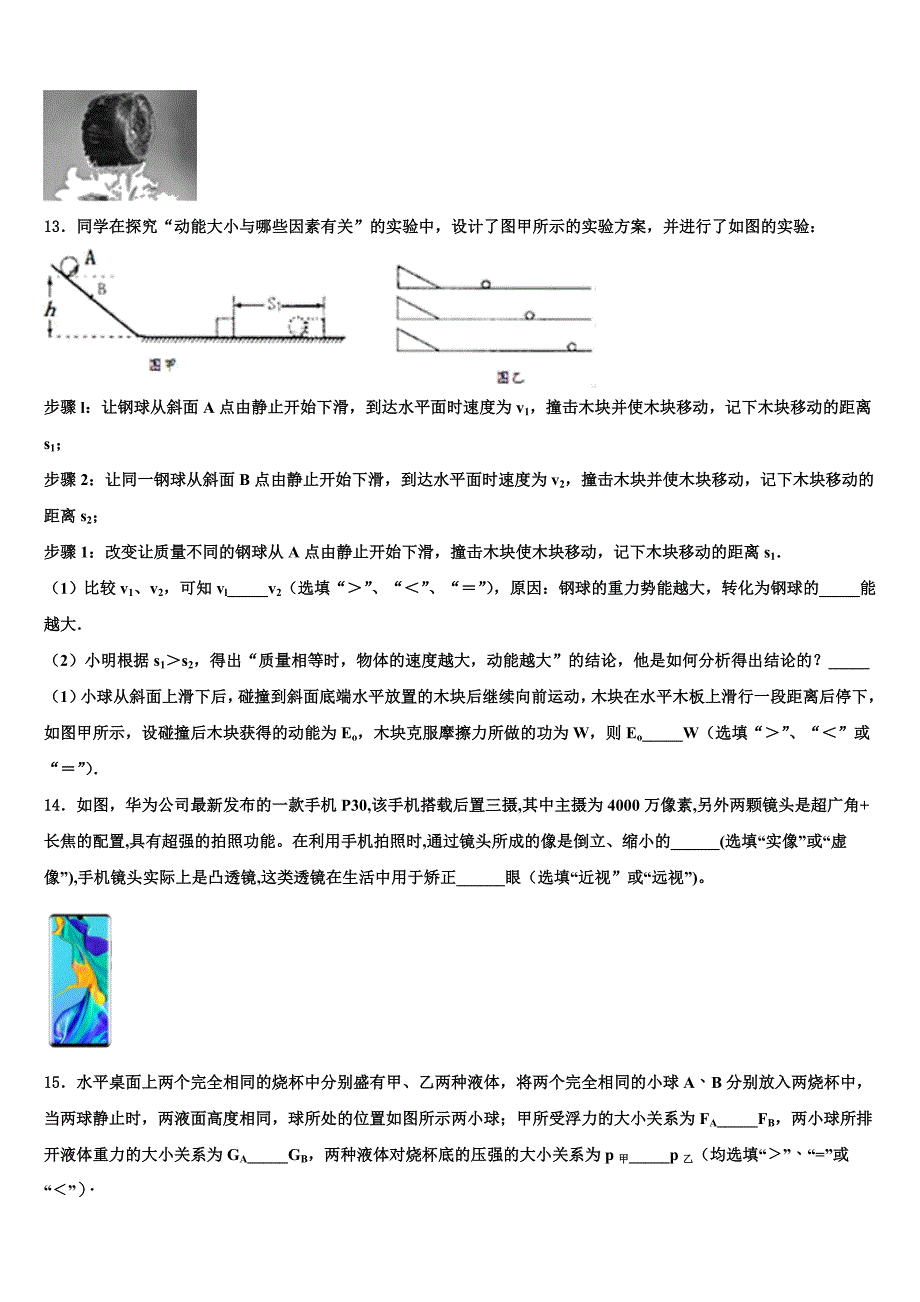 2023届江苏省南京东山外国语校中考物理最后冲刺浓缩精华卷（含答案解析）.doc_第4页