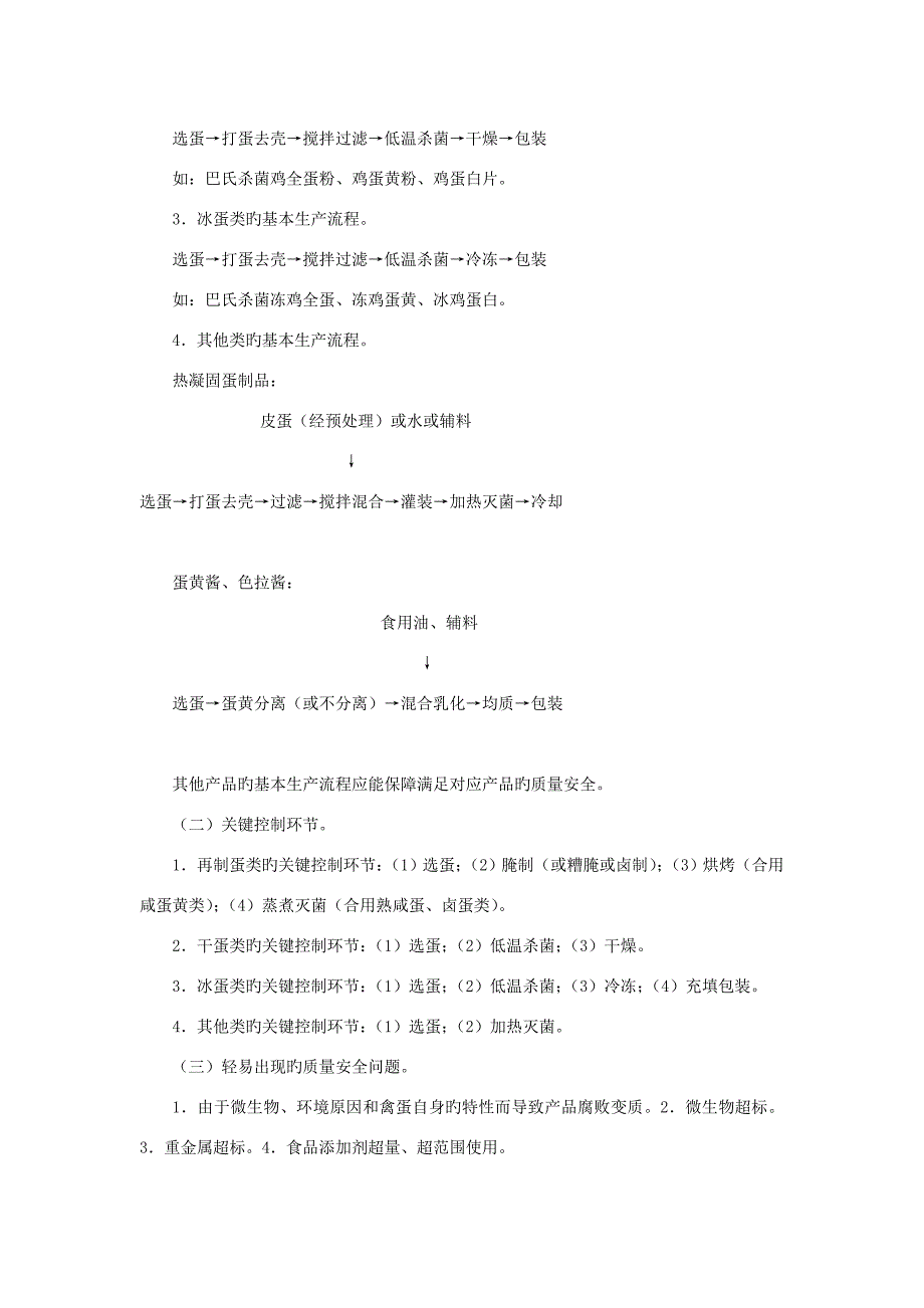 蛋制品生产许可审查细则_第2页