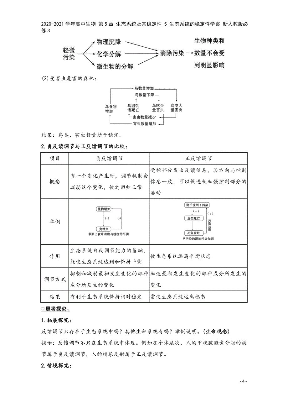 2020-2021学年高中生物-第5章-生态系统及其稳定性-5-生态系统的稳定性学案-新人教版必修3.doc_第4页