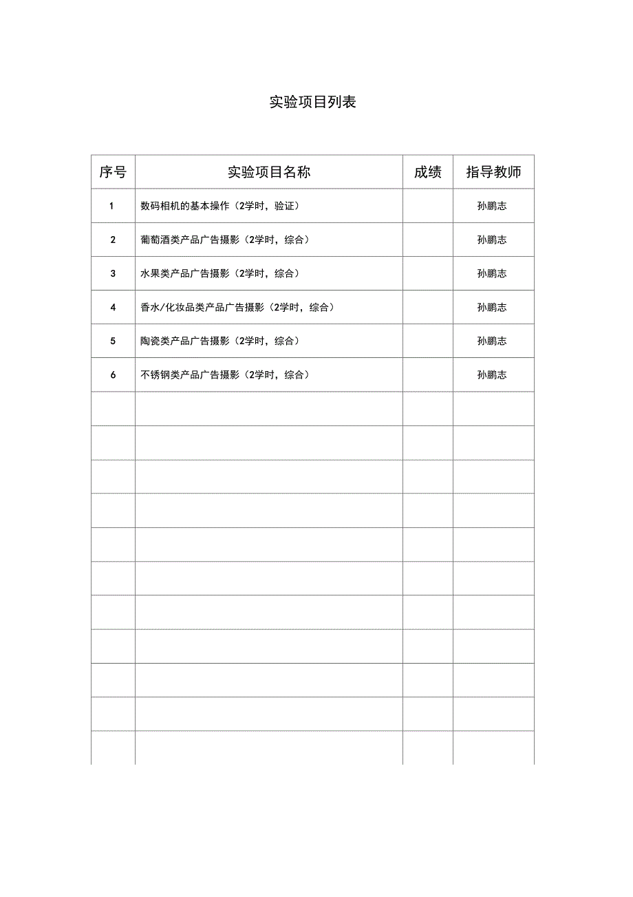 广告摄影实验报告_第2页