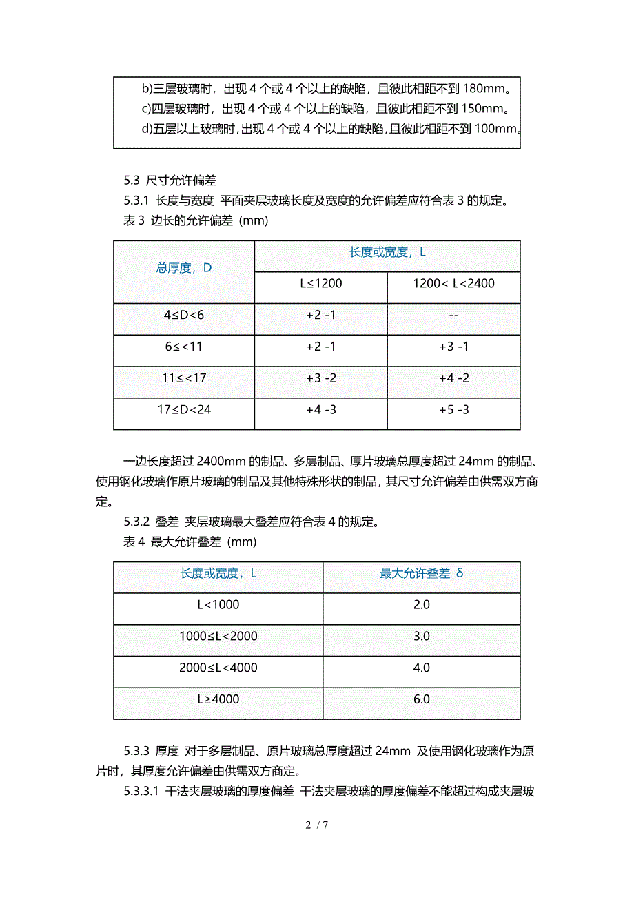 门窗幕墙夹层玻璃质量标准_第2页