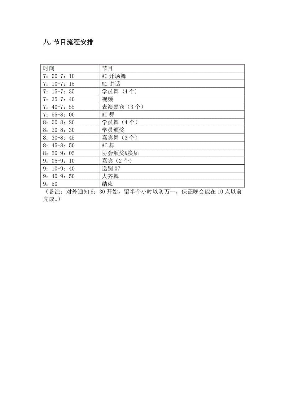 毕业舞会策划书_第5页