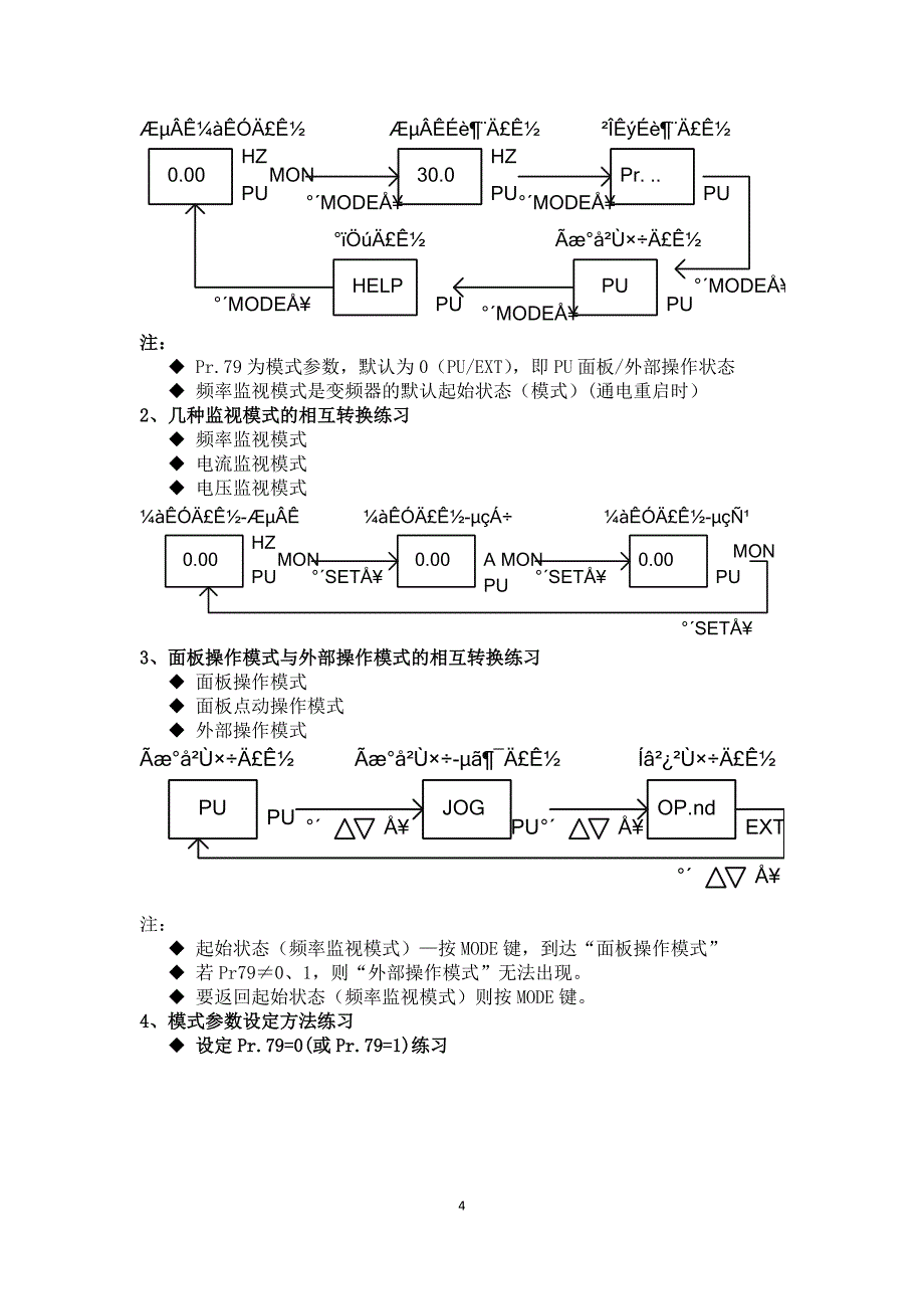 变频技术实验指导书变频技术实验指导书_第4页