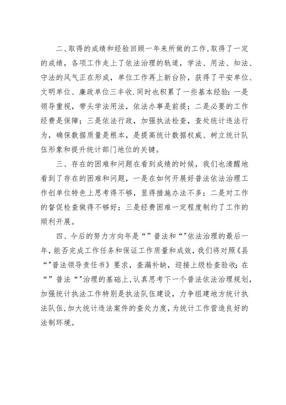 县统计局普法依法整治工作汇报.docx_第5页