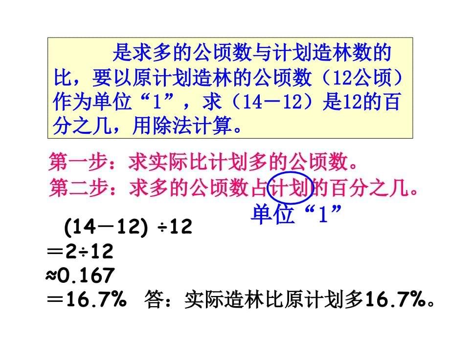 用百分数解决问题（二）_第5页