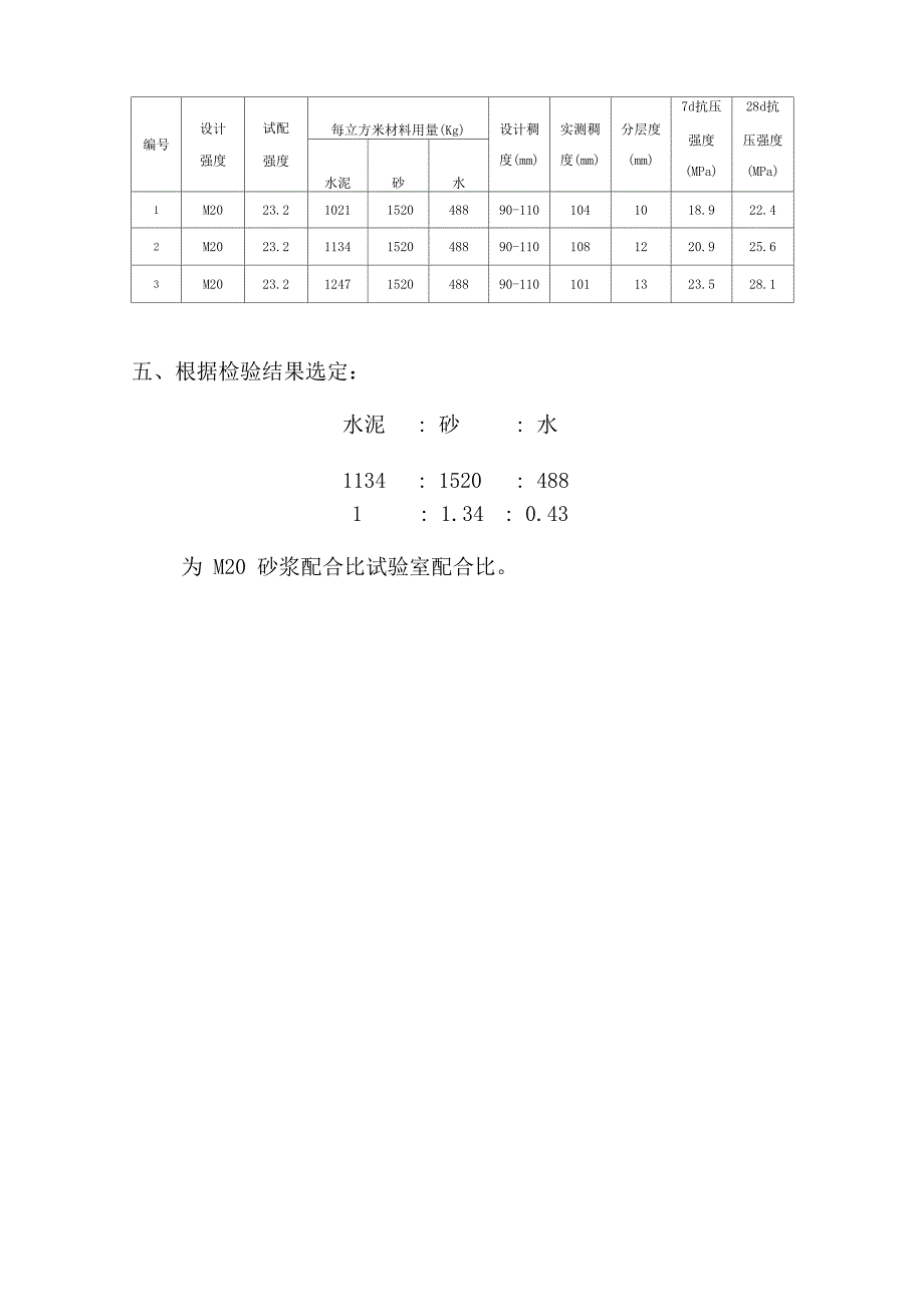 M20砂浆配合比设计步骤_第4页