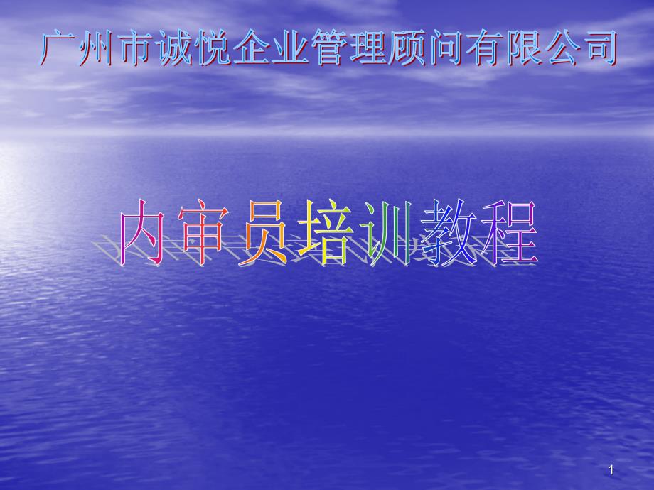 审核知识培训教程_第1页