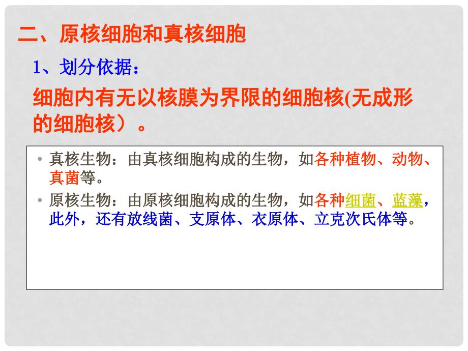 湖南省长沙市高中生物 1.2 细胞的多样性和统一性课件（1）新人教版必修1_第4页