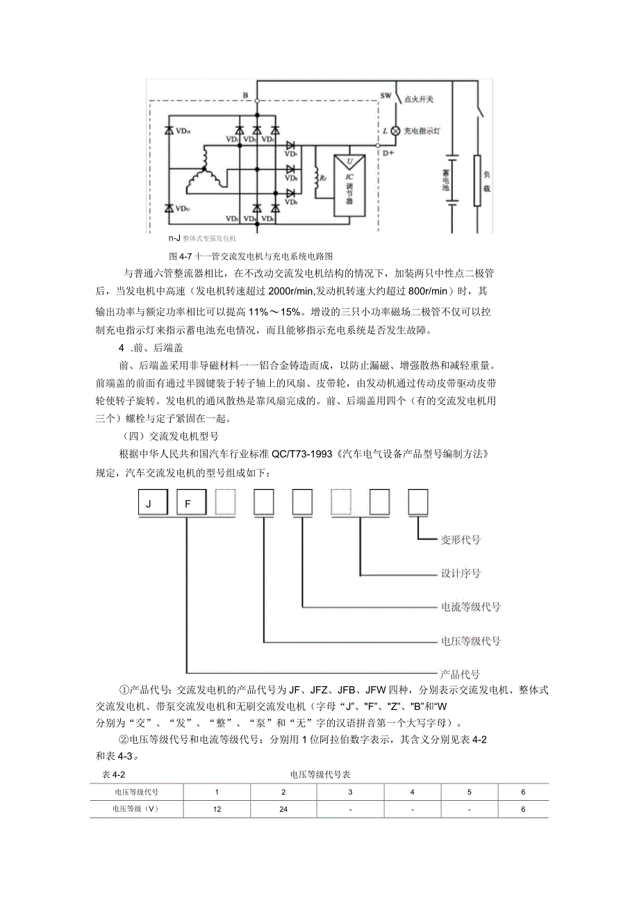 发电机及调节器的构造及识别_第5页