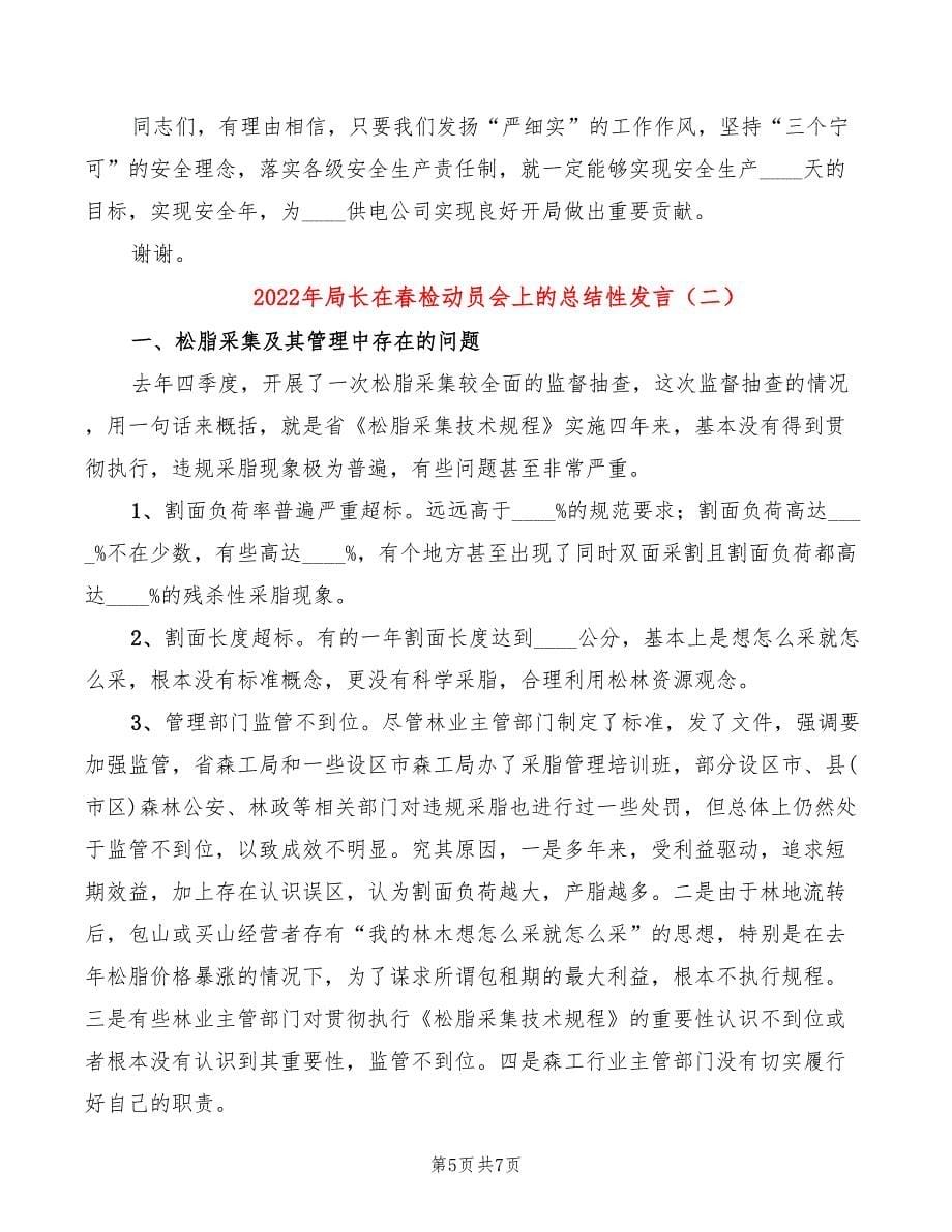 2022年局长在春检动员会上的总结性发言_第5页