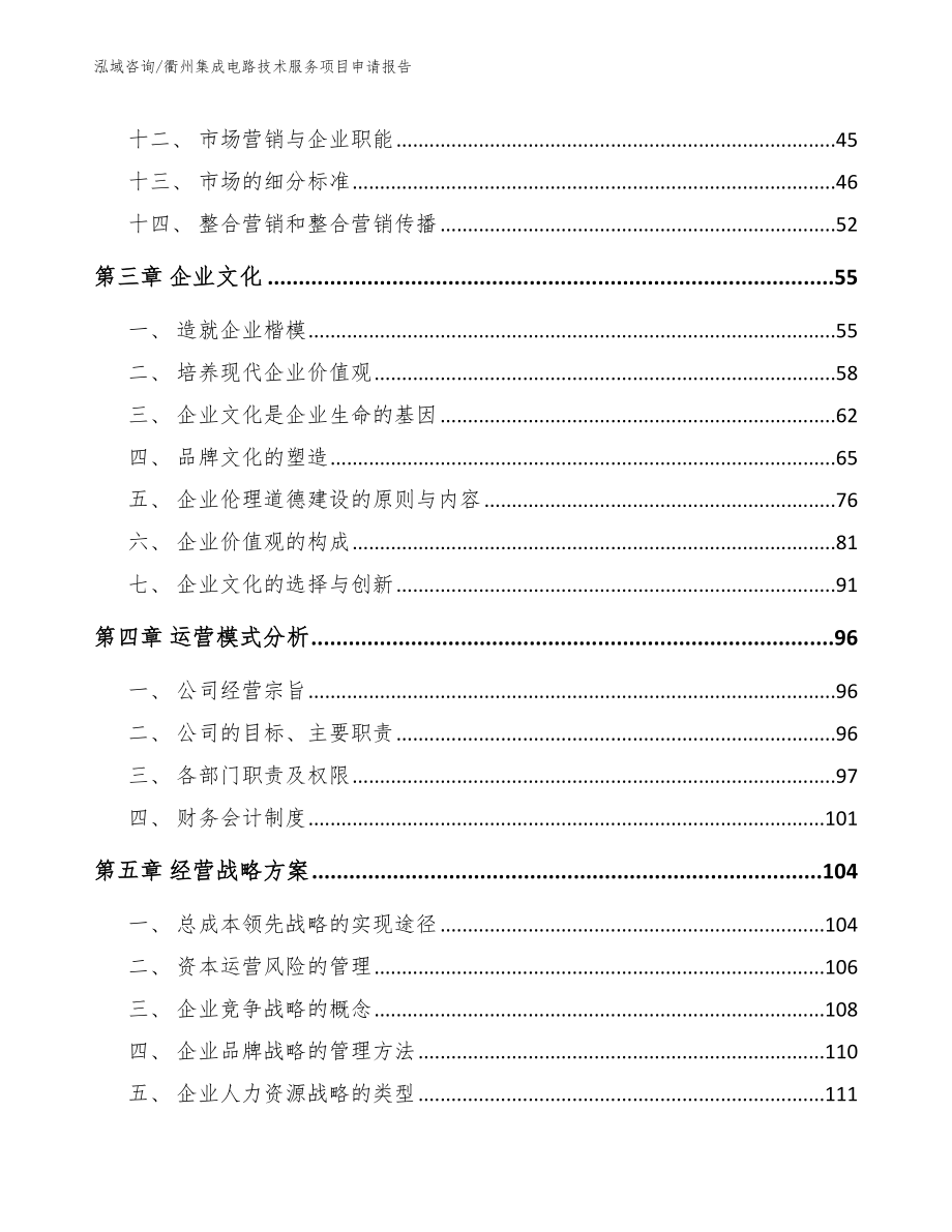 衢州集成电路技术服务项目申请报告_第3页