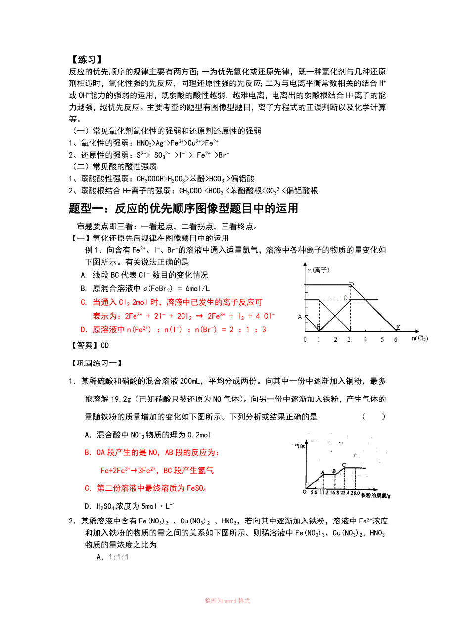 高中化学反应优先顺序_第2页