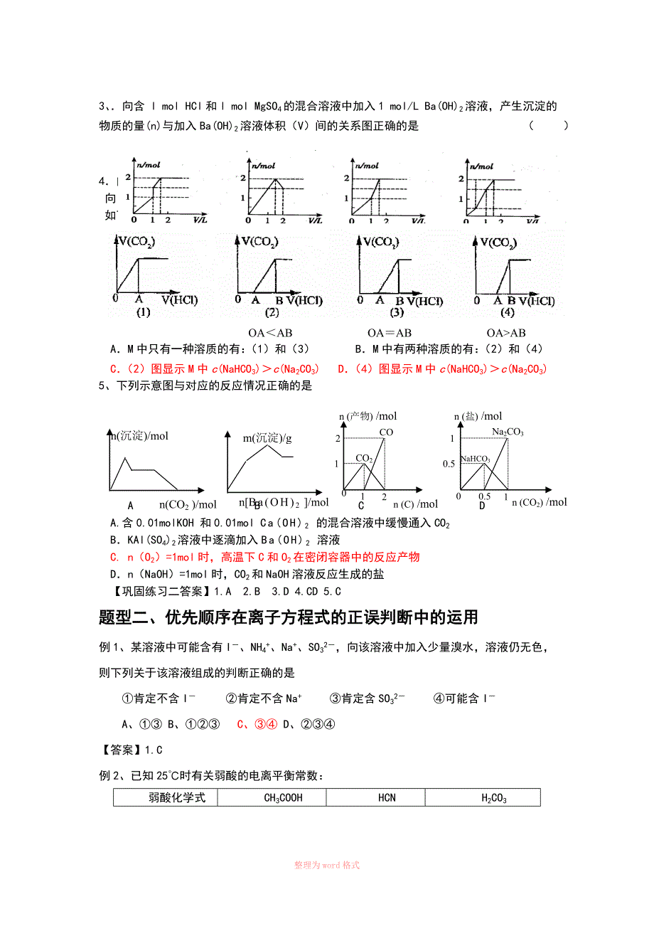 高中化学反应优先顺序_第4页