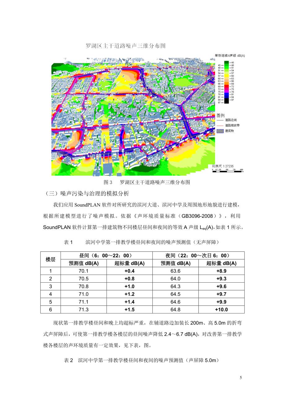 深圳市罗湖区道路交通噪声地图的绘制与应用.doc_第5页