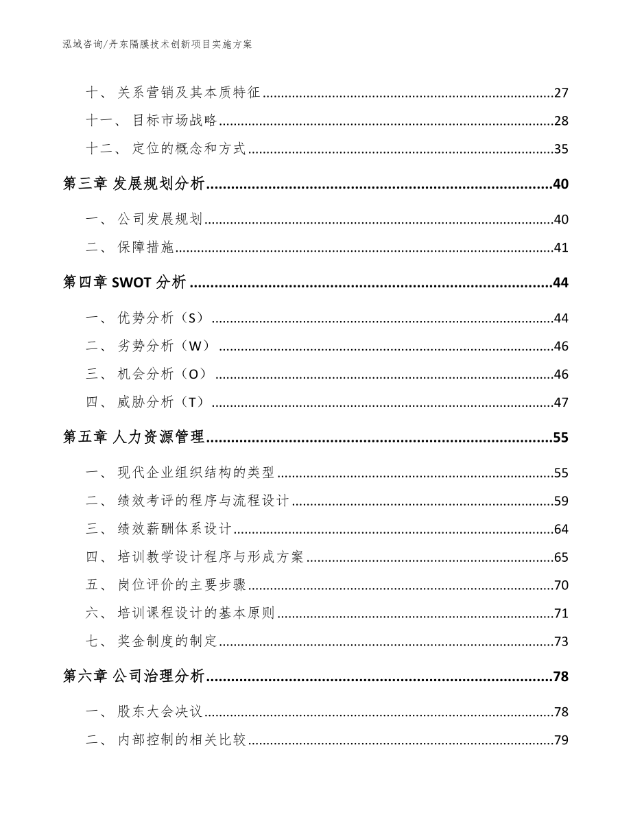 丹东隔膜技术创新项目实施方案范文参考_第2页