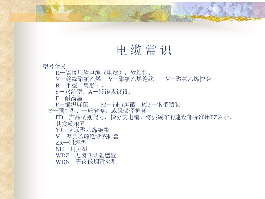 电缆型号名称命名规则ppt_第2页