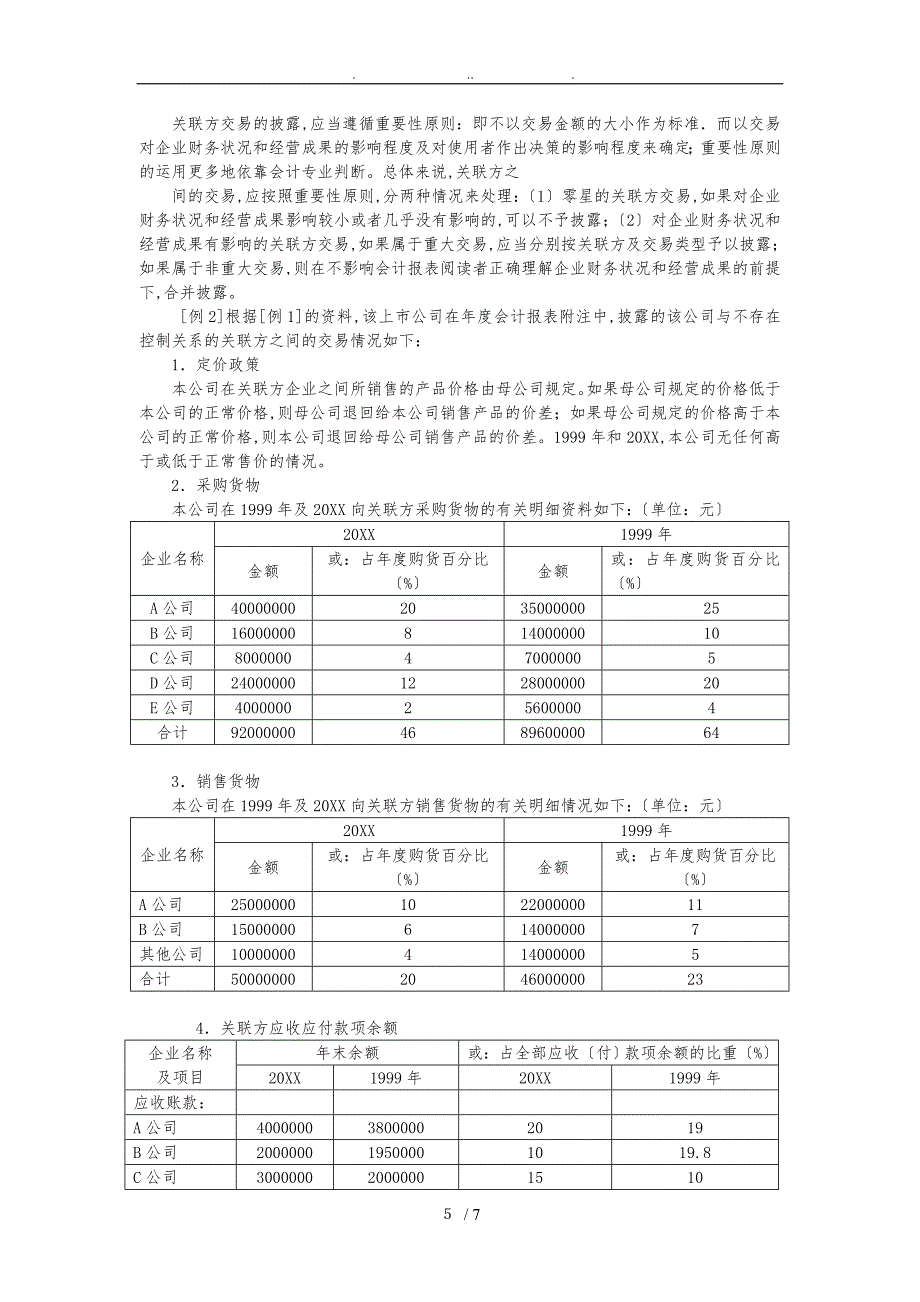 关联方关系和交易会计处理比较_第5页