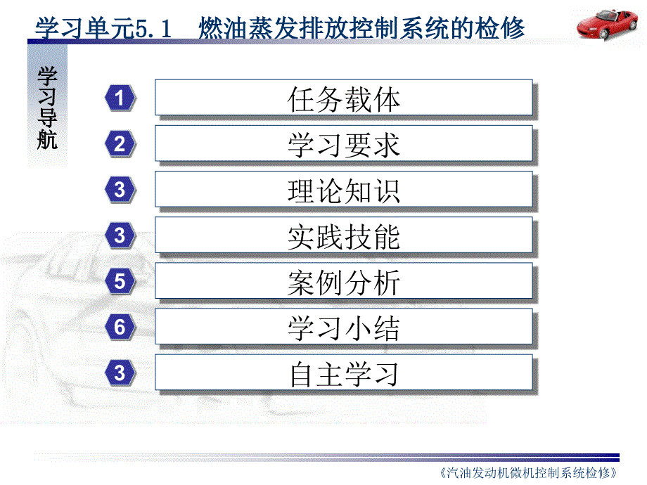 只传精品汽油发动机微机控制系统检修课件完整版5.1汽车发动机燃油蒸发排放系统检修_第4页